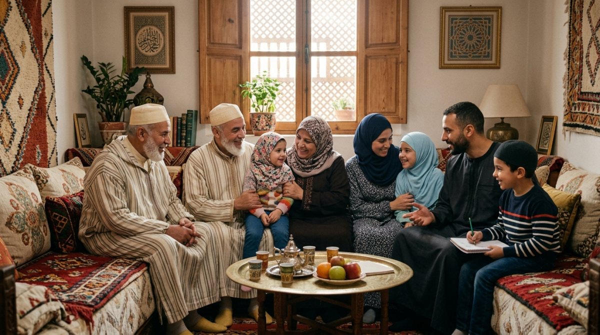 الأسرة المسلمة في دوائر: من القلب إلى المجتمع